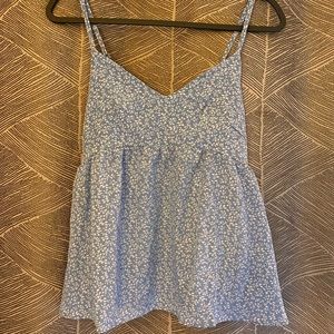 💙 Brand new, never worn light blue and white top